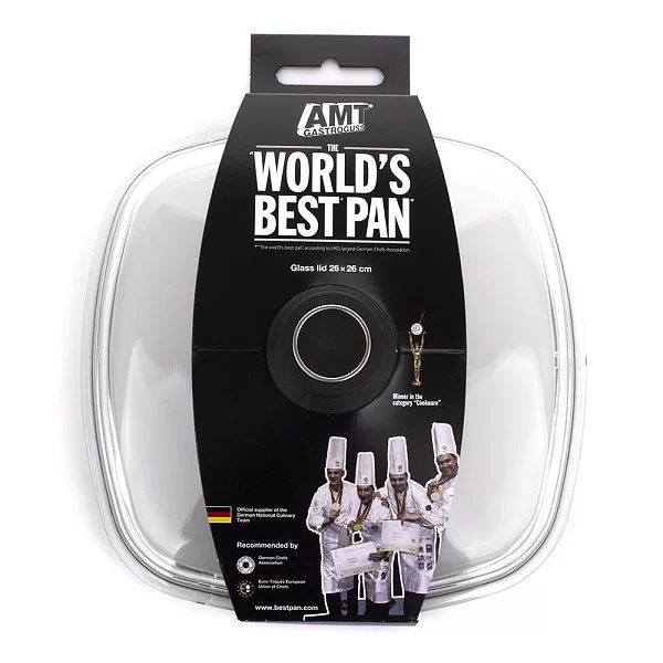 Крышка стеклянная квадратная 26х26см, AMT Gastroguss, Германия, AMTE26 - изобр. 8