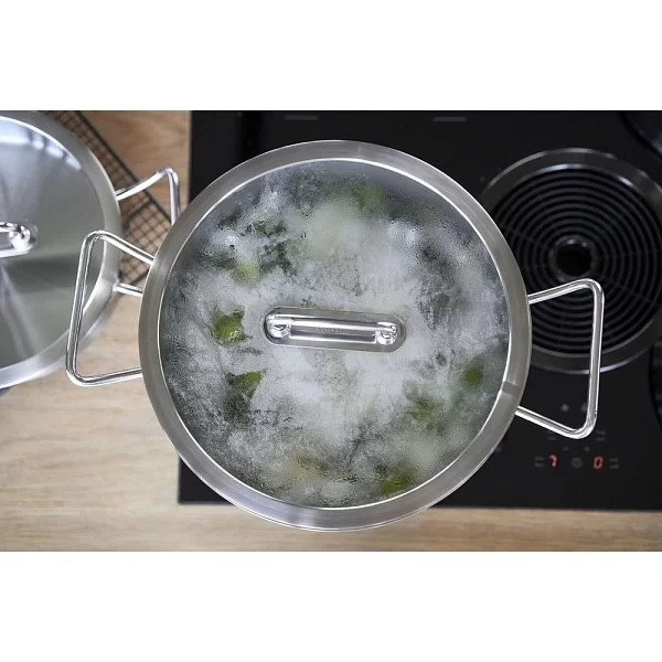 Кастрюля высокая с крышкой 24 см, объем 8,1 л, нержавеющая сталь 18/10, Zwilling J.A. Henckels, Германия, 65124-240 - изобр. 10