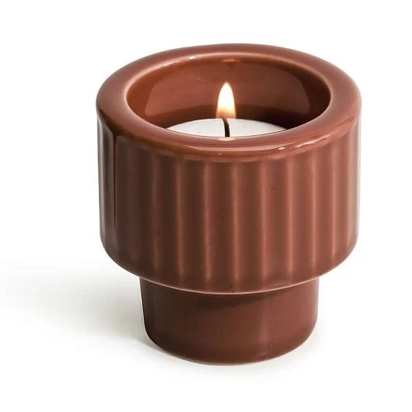 Подставка для яиц-подсвечник Coffee and More, высота 5,7 см, керамика, цвет коричневый, SagаForm, Швеция, 5018104 - изобр. 9