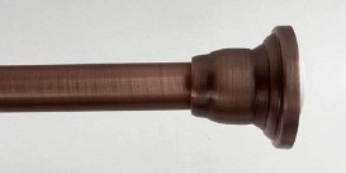 Карниз для ванной комнаты Stafford Oil Rubbed Bronze 100-180 см, материал - нержавеющая сталь, Carnation Home Fashions, США, TSR-STAF/67 - изобр. 7