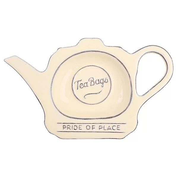Подставка для чайных пакетиков Pride of Place Old Cream, 16,5x9,8x2 см, материал керамика, цвет желтый, T&G, Великобритания, 18029 - изобр. 7