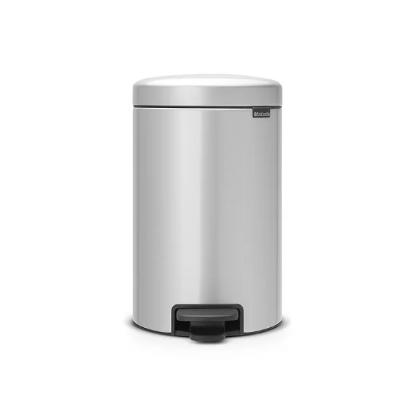 Мусорный бак с педалью NewIcon, 12л, серый металлик, Brabantia, 113680 - изобр. 7