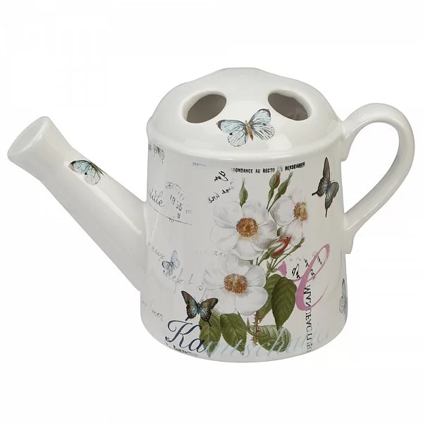 Стакан для зубных щеток Botanical Diary 9х15х11 см, материал керамика, Creative Bath, США, BTL60MULT - изобр. 7