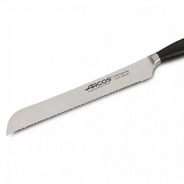 Нож кухонный для хлеба Clara, длина лезвия 20 см, сталь кованая, Arcos, Испания, 210700 - изобр. 8
