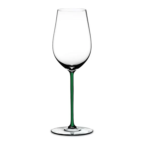 Бокал для белого вина Riesling/Zinfandel 395 мл, зеленая ножка, хрусталь, Fatto a mano, Riedel, 4900/15G - изобр. 7
