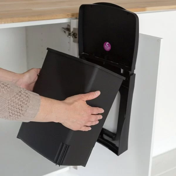 Мусорный бак встраиваемый 10л, черный, Brabantia, 395246 - изобр. 13