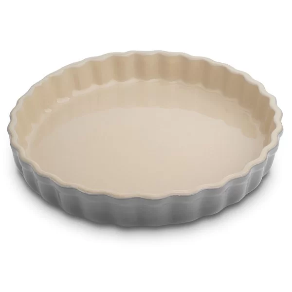 Форма для выпечки рифленая круглая 28 см, материал керамика, цвет дымчатый серый, Le Creuset, Франция, 91015928541100 - изобр. 7