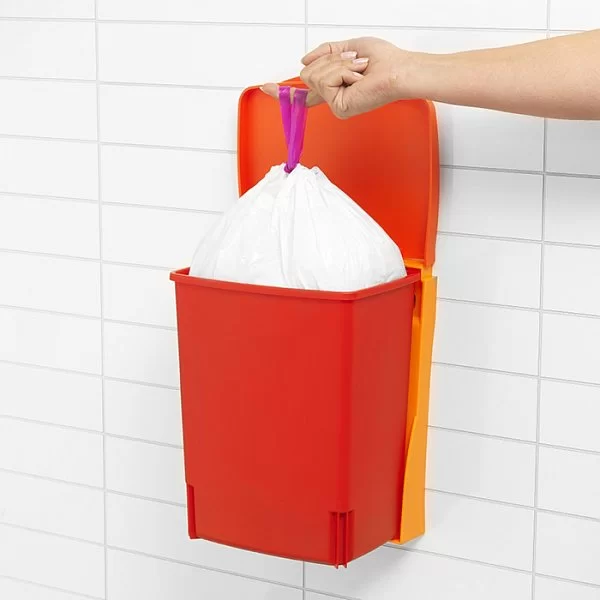 Мусорное ведро встраивоемое 10л, красный, Brabantia, 482267 - изобр. 11