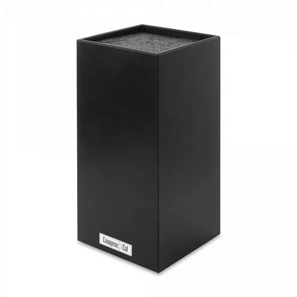 Подставка для кухонных ножей 11х11х24 см, композитный материал, цвет черный, ComposeEat, PDN111015OA4 - изобр. 7