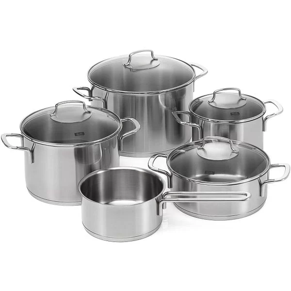 Набор посуды из нержавеющей стали Barcelona, 5 предметов, Fissler, Германия, 8211305002 - изобр. 7