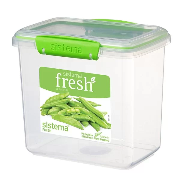 Контейнер пищевой высокий FRESH 17,3х11,7х15,9 см, материал пластик, цвет зеленый, Sistema, Новая Зеландия, SI951680 - изобр. 7