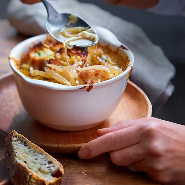 Пиала для запекания и сервировки объем 0,55 л, 14x8 см, материал керамика, цвет гранат, Emile Henry, Франция, 342149 - изобр. 11