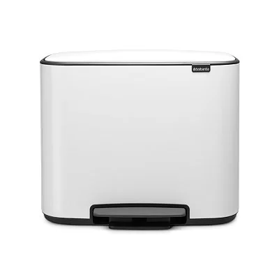 Мусорный бак эргономичный FlatBack+, 30л, матовая сталь, Brabantia, 482007 - изобр. 46