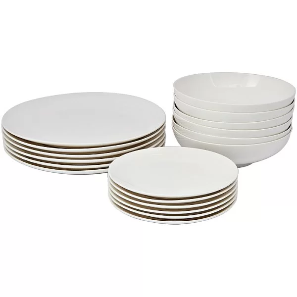 Обеденный набор &quot;Белая коллекция&quot; на 6 персон, 18 предметов, фарфор, Maxwell & Williams, MW504-FX0150 - изобр. 9
