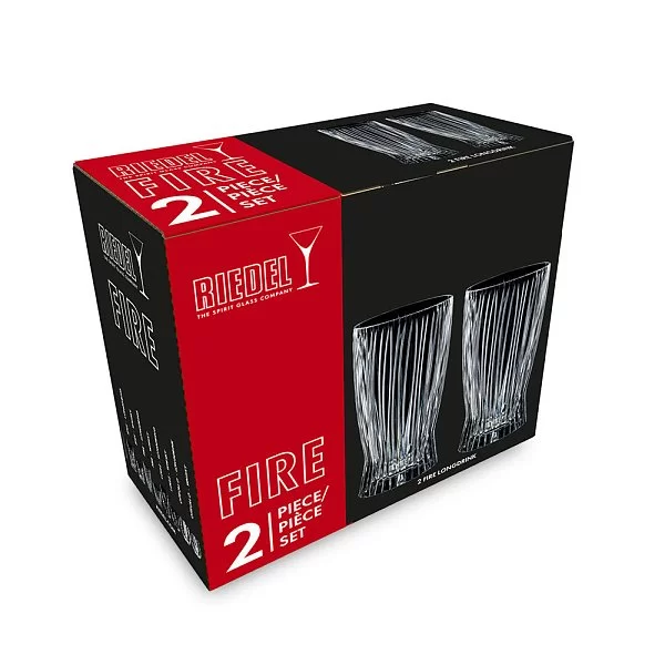 Набор бокалов для коктейлей Fire Longdrink 360 мл, хрусталь, 2 шт, Tumbler Collection, Riedel, 0515/04S1 - изобр. 11