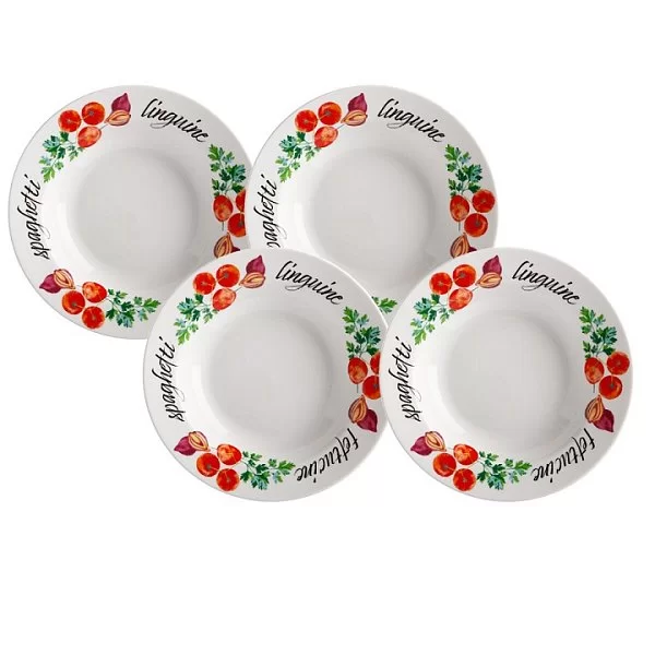 Набор для пасты &quot;Травы&quot;, 5 предметов, фарфор, Casa Domani, Австралия, CD494-LF0012 - изобр. 9