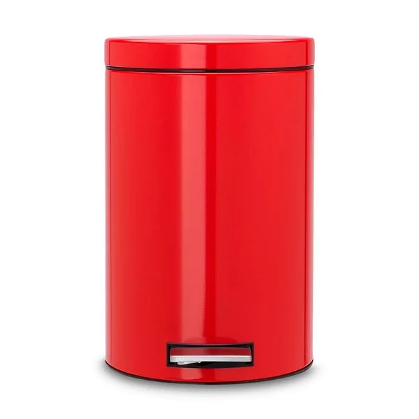 Мусорный бак с педалью 20 л цвет красный, материал нержавеющая сталь, Brabantia, 106026 - изобр. 7