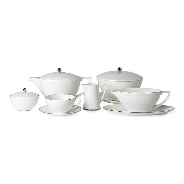 Открытое блюдо для овощей Jasper Conran Platinum 30,5 см, материал фарфор, цвет белый, Wedgwood, Великобритания, 50161609528 - изобр. 8