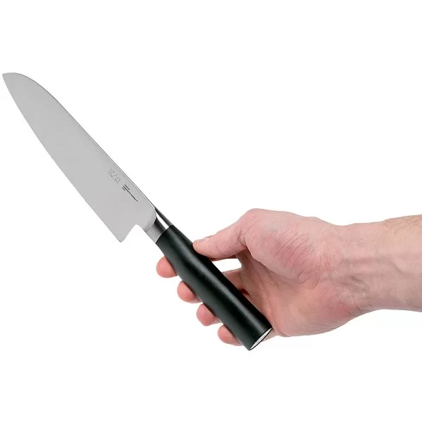 Нож кухонный поварской Santoku длина лезвия 18 см, сталь 1.4116 Krupp Stainless Steel, Kai, Япония, KAI-TMK-0702 - изобр. 10
