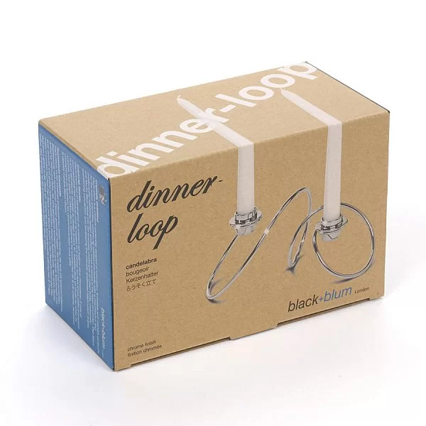Подсвечник для сервировки Dinner Loop, Black+Blum, DL001 - изобр. 9