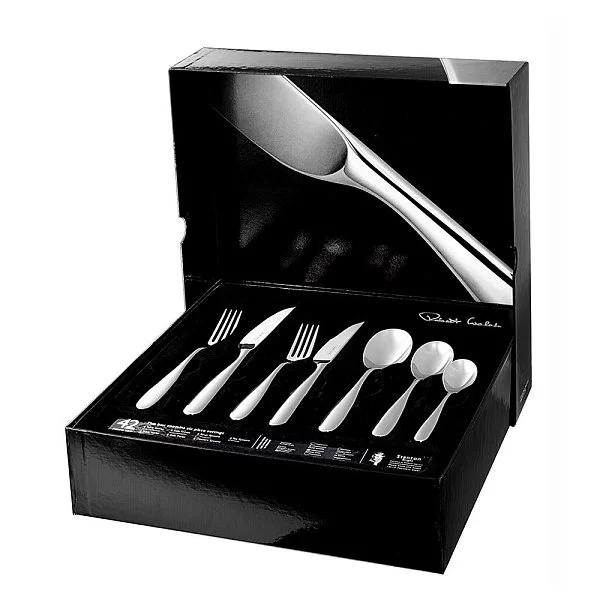 Набор столовых приборов на 12 персон Stanton Satin 84 предмета, нержавеющая сталь 18/10, Robert Welch, STASA1099V/84 - изобр. 9