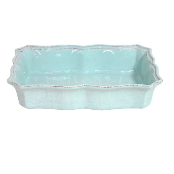 Блюдо для запекания Impressions 29,7x6,2x21,1 см, цвет бирюзовый, керамика, Costa Nova, Португалия, IM521-BLU(SR301-00804C) - изобр. 7