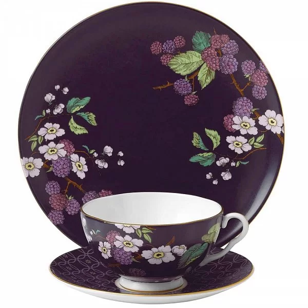 Чайная пара Tea Garden 170 мл, материал фарфор, цвет фиолетовый, Wedgwood, Великобритания, 40020298 - изобр. 8