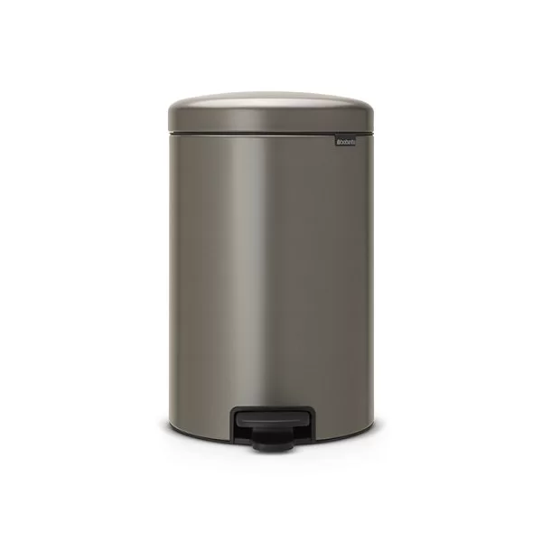 Мусорный бак с педалью NewIcon, 20л, платиновый, Brabantia, 114045 - изобр. 7