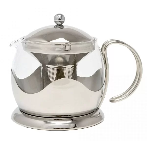 Чайник заварочный La Cafetiere 15x17 см, объем 600 мл,, материал стекло + сталь, цвет серебряный, Kitchen Craft, Великобритания, TM970000 - изобр. 7