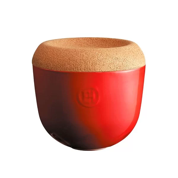 Емкость для хранения чеснока объем 0,94 л, 14,5x13,5 см, материал керамика, цвет гранат, Emile Henry, Франция, 348763 - изобр. 7