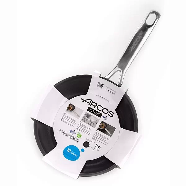 Сковорода 20 см с антипригарным покрытием 3-х слойная нержавеющая сталь, серия Forza, Arcos, 711000 - изобр. 11